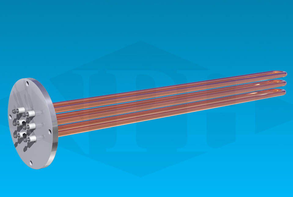 Non Ansi Flanges-Boiler and Thermolator Immersion - Round Flange-Available in Various Diameters-3 Elements Non Ansi Flanges-Boiler and Thermolator Immersion - Round Flange-Available in Various Diameters-3 Elements